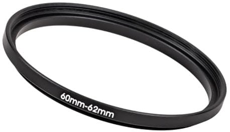 60mm to 62mm Step-Up Ring adapter (60mm-62mm) Camera Filter Ring for 62mm UV ND CPL Filter (MPIXO)