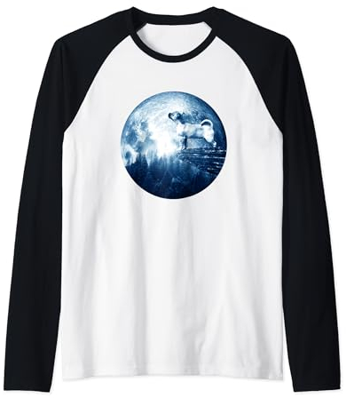 Jug Dog Moon Dog Mom Dad Women Men Dog Lovers Raglan Baseball Tee