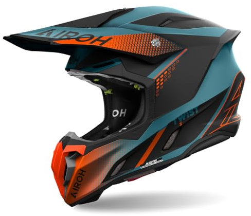AIROH CASCO OFFROAD TWIST 3 SHARD ORANGE MATT M