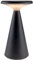 ChiliTec Solar Tischleuchte Outdoor 20cm kabellose Tischlampe Foco Sol wettergeschützte Solarleuchte IP44 Led Dimmbar 2700K Matt Outdoorleuchte Schwarz