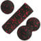 FaszienRolle Set enthält Massageball, Erdnuss-Lacrosse-Ball, Faszien-Roller für Wirbelsäule, Nacken und Rücken Entlastung, Deep Tissue Massage, Release, und Flexibilität (Rot-dreiteiliger Satz)
