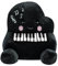 Aurora, 61598, Palm Pals Paul Piano 5In, Soft Toy, Black