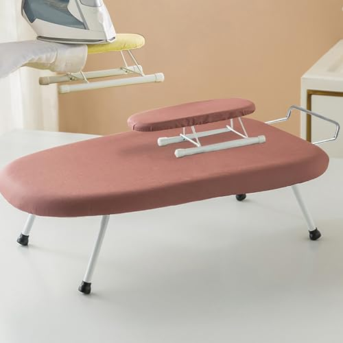 Planche À Repasser Pliable avec Housse Résistante À la Chaleur, Repose Fer À Vapeur et Pieds Antidérapants, Table a Repasser Pliable, Rangement Facile (Color : Style 8)