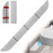 PRITOK Türschwellenrampe Saugroboter Zubehör: 68.8cm Türschwellenrampen Stufen mit 17cm Schwellerleiste Verlängern, Kehrschwellenleiste für Haushalt, Staubsauger Ersatzteile, Flexibel Anpassbar