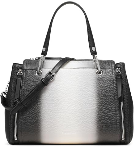 Calvin Klein Bubble Lamb Novelty Organization Satchel, Black Multi, One size