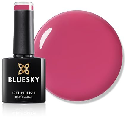Bluesky Gel Nail Polish 10ml, Cosmic Rouge - AW2403, Pink Gel Nail Polish for 21 Day Manicure, Professional, Salon & Home Use, Requires Curing Under LED UV Nail Lamp