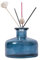200 ml/6.7 oz Empty Glass Diffuser Jar Bottles Refillable Aromatherapy Jar Container DIY Replacement Reed Diffuser Accessories Essential Oils Crafts Decor(Blue)