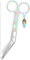 Nurse is Love Forbici Infermiere | Forbici Infermiera per Bendaggio | Forbici infermiera Curve, Punta Arrotondata. Rafforza Il Tuo Kit Pronto Soccorso, Infermiere Accessori. Colore floreale verde