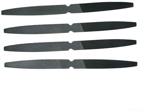 Bulevisiter Halbrunde Wachsfeile, 20,3 cm, doppelseitig, flach, Wachsfeilen, Schmuckwerkzeug zum Schnitzen und Feilen, Formen, Modelliermasse, Seife