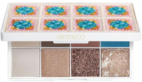 ARTDECO Eyelights Palette - 8 ombretti in polvere con copertura intensa - Colori altamente pigmentati per look versatili - 1 x 1 pezzo.