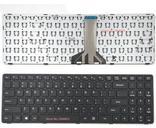 JYJYGDM Pièces d'ordinateur Portable Nouveau Clavier d'ordinateur Portable d'origine for Lenovo Ideapad 100-15IBD Type 80QQ 6385H-US NB-99-6385H-LB-00-US PK1310E1A00 SN20J78609