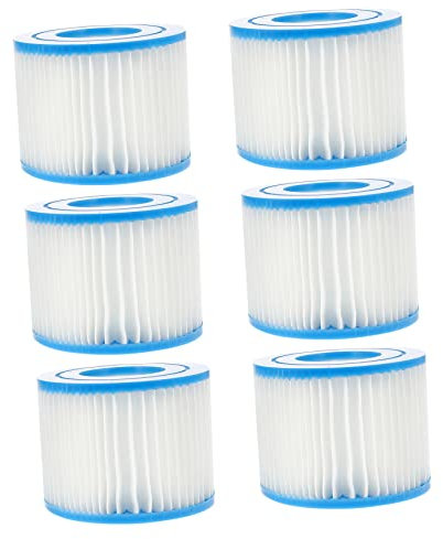 GARIOUANS 6 Piezas Filtro de Repuesto para Piscina Compatible con Bestway Filtración de Sedimentos y Residuos Accesorios para Depuradora de Agua SPA Inflable