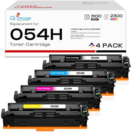 054H Tonerkartusche Kompatible für Canon 054H Toner Set für Toner 054 Canon | Kompatible mit Canon LBP623CDW Toner i-SENSYS MF645CX MF641CW MF643CDW MF642CDW MF641CW MF640C MF642CDW LBP621CW LBP622CDW