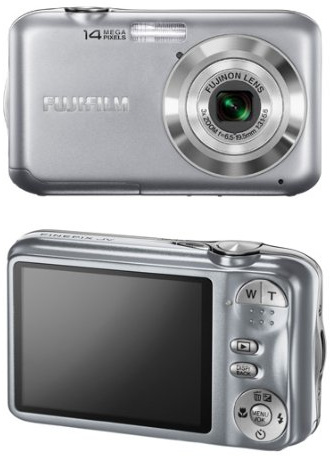 Fujifilm FinePix JV200 Digital Camera - Silver (14MP, 3x Optical Zoom) 2.7 inch LCD (Renewed)