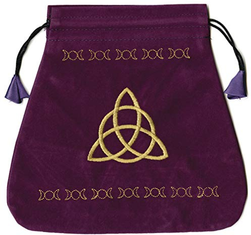 Triple Goddess Velvet Tarot Bag