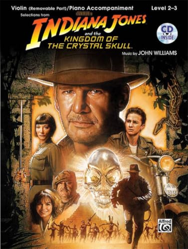 Indiana Jones and the Kingdom of the Crystal Skull Instrumental Solos for Strings: Violin, Book & CD: Level 2-3. CD: Demo track & Play-along