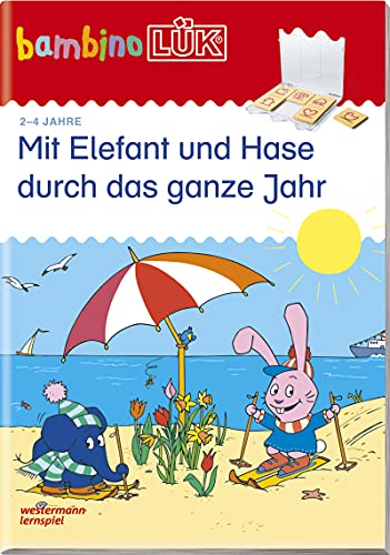 bambinoLÜK: 2/3/4 Jahre Mit Elefant und Hase durch das ganze Jahr (bambinoLÜK-Übungshefte: Kindergarten)
