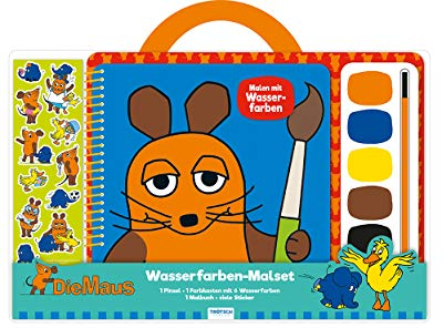 Trötsch Die Maus Wasserfarbenmalset: Beschäftigungsbuch Malbuch