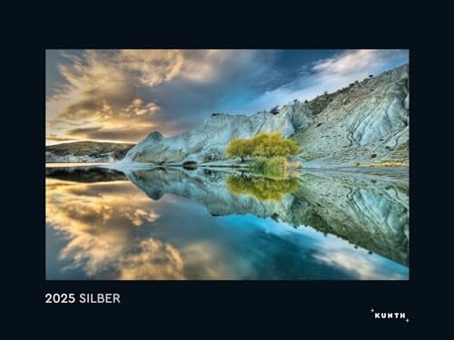 Silber - KUNTH Wandkalender 2025: Hochwertiger, bildstarker Kalender mit Spiralbindung im Großformat