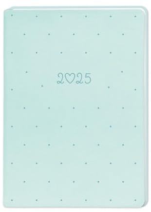 Terminplaner Lederlook 2025 Mint: Terminplaner Lederlook A6