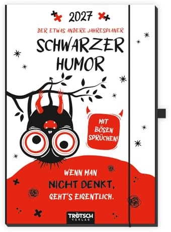 Trötsch Buchkalender Der etwas andere Jahresplaner Schwarzer Humor 2027: Tagesplaner