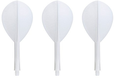 CONDOR Darts Flight Plain White Teardrop M