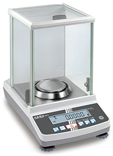 Analysenwaage mit Eichzulassung [Kern ABJ 220-4NM] Der Bestseller unter den Analysenwaagen, mit hochwertigem Single-Cell Wägesystem und Eichzulassung [M], Wägebereich [Max]: 220 g, Ablesbarkeit: 0,1mg