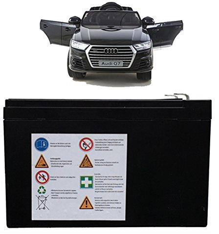 SIMRON Akku Batterie für Audi Q7 Ride-On 12V Elektro Kinderauto Kinderfahrzeug Kinder Elektroauto