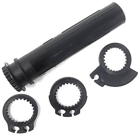 Motorbike Throttle Twist Grip Sleeve Tube with Adjusters for 22mm 7/8 inch Handlebars - Right side only - Universal Fit