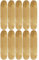 Moose 10 Pro Skateboard Decks Blank Wählen Sie Ihre Farbe + Größe (19,7 cm 20,3 cm 21 cm 21,6 cm), Natur, 8.25