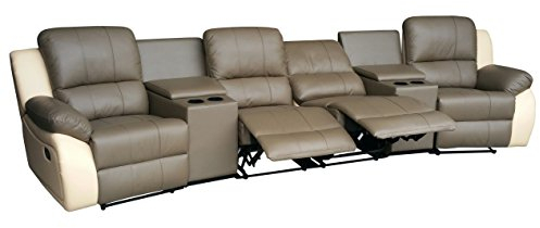 Mapo Möbel Ledersofa Kinosofa Fernsehsofa 5129-Cup-42-1106-317