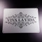 Schablone Viva La Vida Shabby Schriftzug - BS20