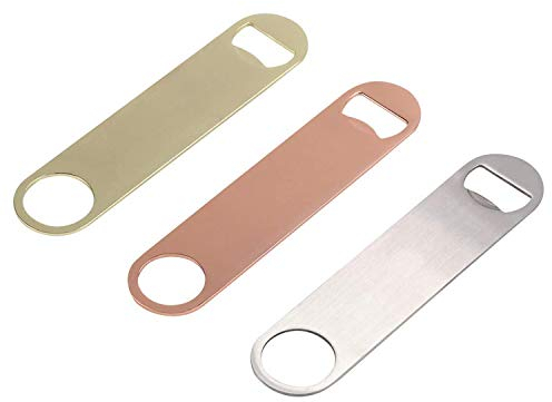 Flaschenöffner Geschwindigkeit Flaschenöffner 3 Stücke Heavy Duty Edelstahl Bier Flaschenöffner für Bar KTV Küche