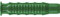 SPAX 4100000800407 Dübel SD 8X 40 Nylon Inhalt: 40 Stück, grün, 8x40 mm