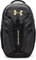 Under Armour Unisex Ua Hustle Pro Backpack, Black Medium Heather (004)/Metallic Gold, One Size