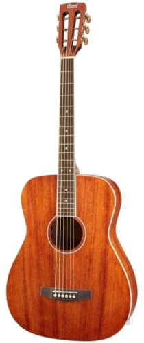 Cort AF590MF Akustische Gitarre Mahagoni Form Konzert – Natur offene Poren