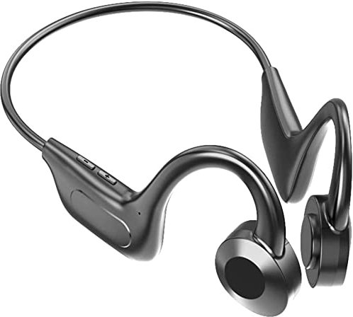 COOFINE Bluetooth Bone Conduction Open-Ear Headphone Wireless Earphone Sport Headset Support TF Card IP56 Waterproof with Mic for Running, Bicycling, Hiking
