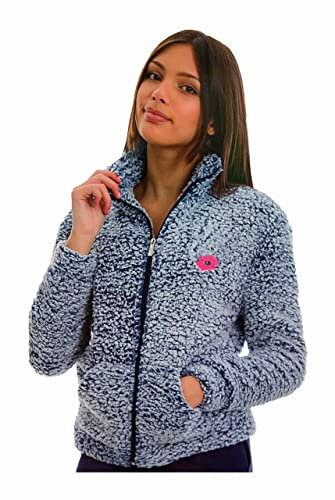 Lotto Tuta Completa Bambina e Ragazza Invernale - Sportiva Felpata in Pile-Sherpa Blu (10 Anni)