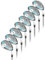 Forgan of St Andrews F35 Petite Full Hybrid Iron Set 3-PW, Ladies Right Hand, Graphite