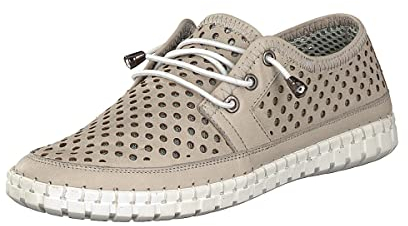 Gemini Damen Schnürschuh 395900-02 (grau, Numeric_42)