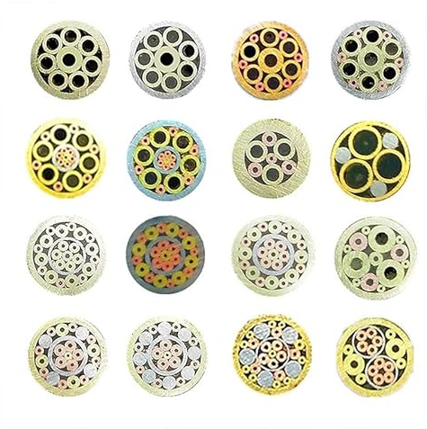 Gmsqj Nieten, 6 Mm Mosaik -Stiftnieten for Messergriff Schraube Messing Mosaik Nieten Nagelstahlrohr Mehr Design Exquisit Stillänge 90 Mm 1pc (Color : Style 10)