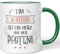 JUNIWORDS Tasse, EIN Windhund ist EIN Herz auf Vier Pfoten, Grün (1006764)
