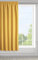 Eurofirany Rita Vorhang Gardine Glatt Schlicht Einfarbig - Kräuselband Modern Schlafzimmer Wohnzimmer Lounge Kinderzimmer 1 Stück Einzeln Senf Gelb 140x175cm