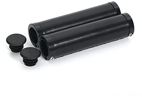 Fahrradgriffe aus Leder, für MTB, Rennrad, BMX, Rindsleder, Griffe für Brompton-Griffe, 130 mm, Schwarz