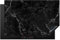 KitchenYeah© Protege Couvre Plaque De Cuisson Décoration Cuisine Tapis Protection Protecteur Induction 80x52 cm Marbre - Noir - Blanc - Texture - Aspect marbre