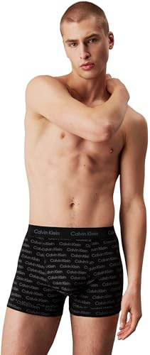 Calvin Klein, Men's, Trunk 3Pk 000NB3056A, Multi (Gr Heath, Jberry, Mesh Logo Pr_Turb), S