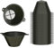 30 pcs Paint Filter,100mm Plastic Paint Strainer with Fine Nylon Mesh, Reusable Paint Filter Strainer for Filter Oil,Water Based Oil Paints, Food Residue (30)