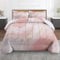 Culudea Marble Rose Gold Comforter Set Full Size, Granite Baby Golden Soft Bedding Set with 2 Pillowcases for Girls Teens Kids Boys Adults Bedroom Bed Decor,1 Quilt 2 Pillow Cases