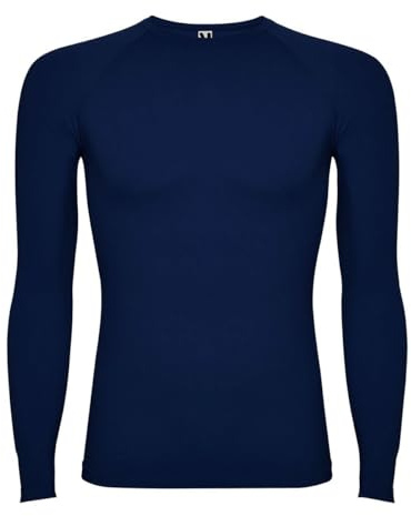 Boys Base Layer Thermal Kids PE Fitness Long Sleeve School MMA Boxing Gym T-Shirt Winter Outdoor Football Running Hiking Cycling Sports Compression Top (UK, Age, 3 Years, Regular, Navy)