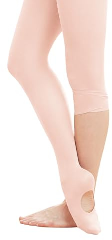 Stelle Women's Ballet Tights Convertible Dance Leggings Ultra Soft Pro Transition Tight(BP,L)